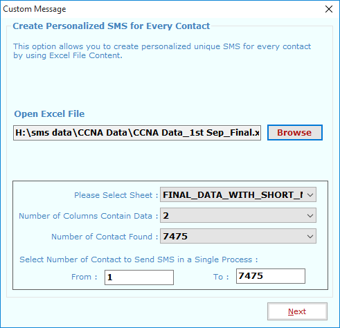 Multiple Bulk SMS Sender