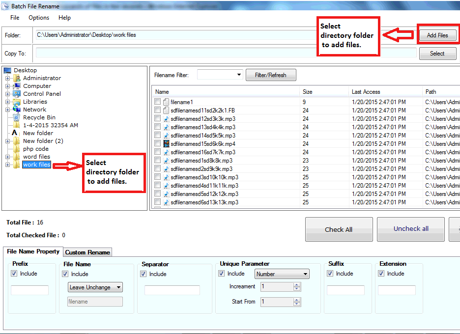 Batch File Rename Software software