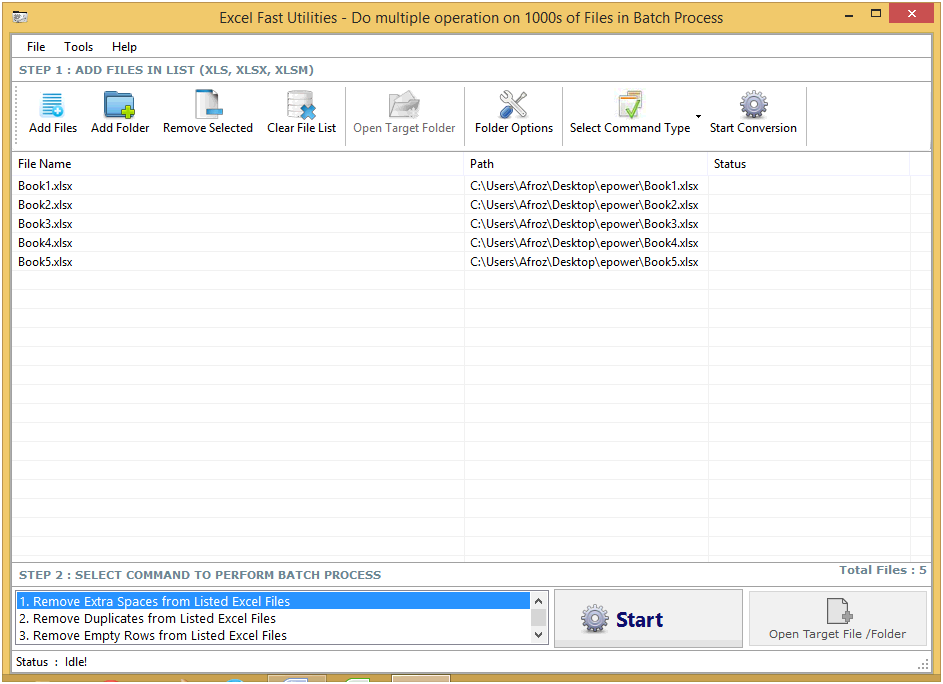 Fast Utilities for Excel screenshot