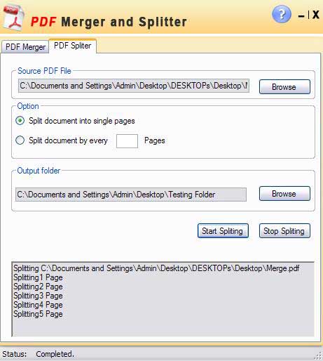 PDF Merger & Splitter 