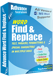 Windows 8 Advance Word Find and Replace full